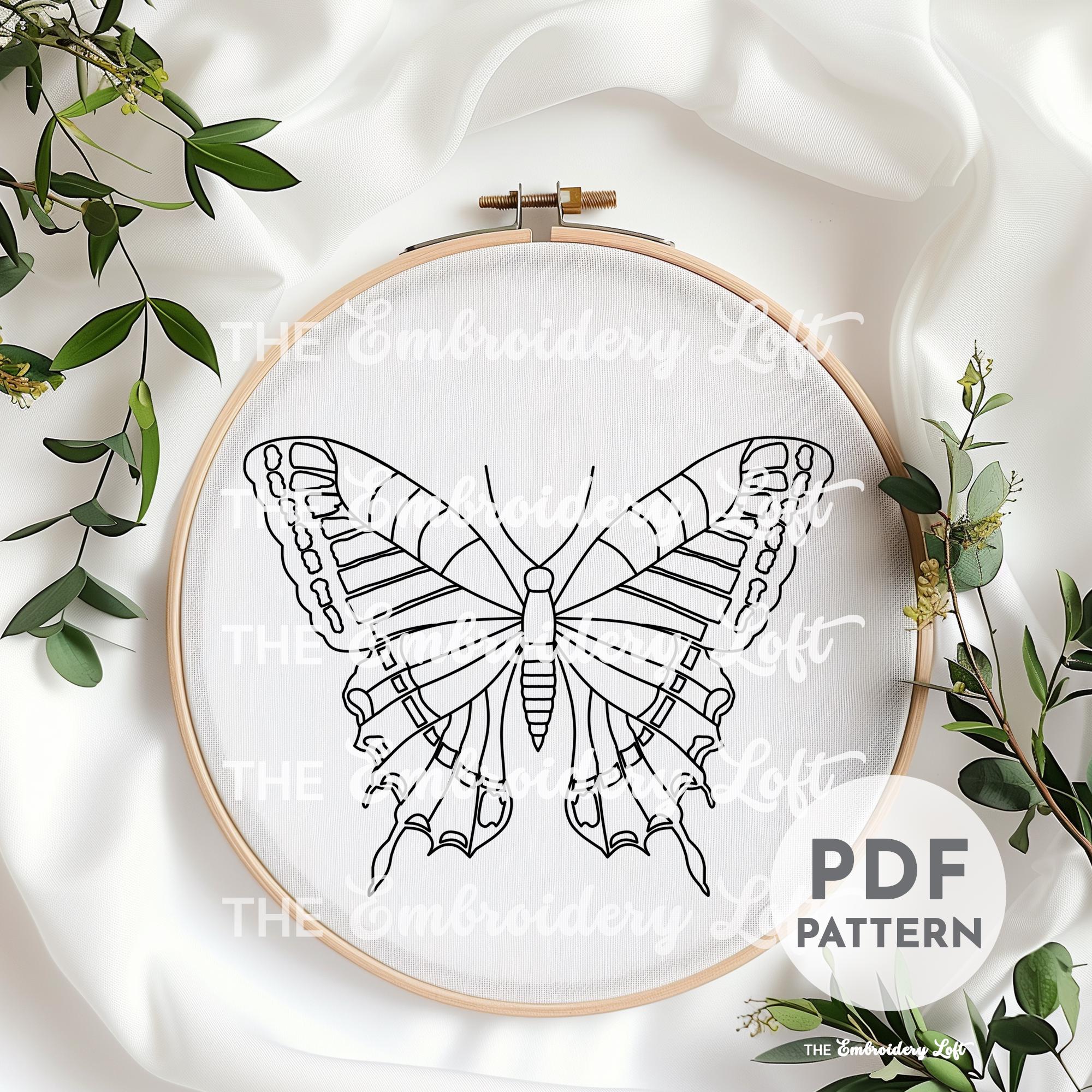 Tiger Yellowtail Hand Embroidery Pattern