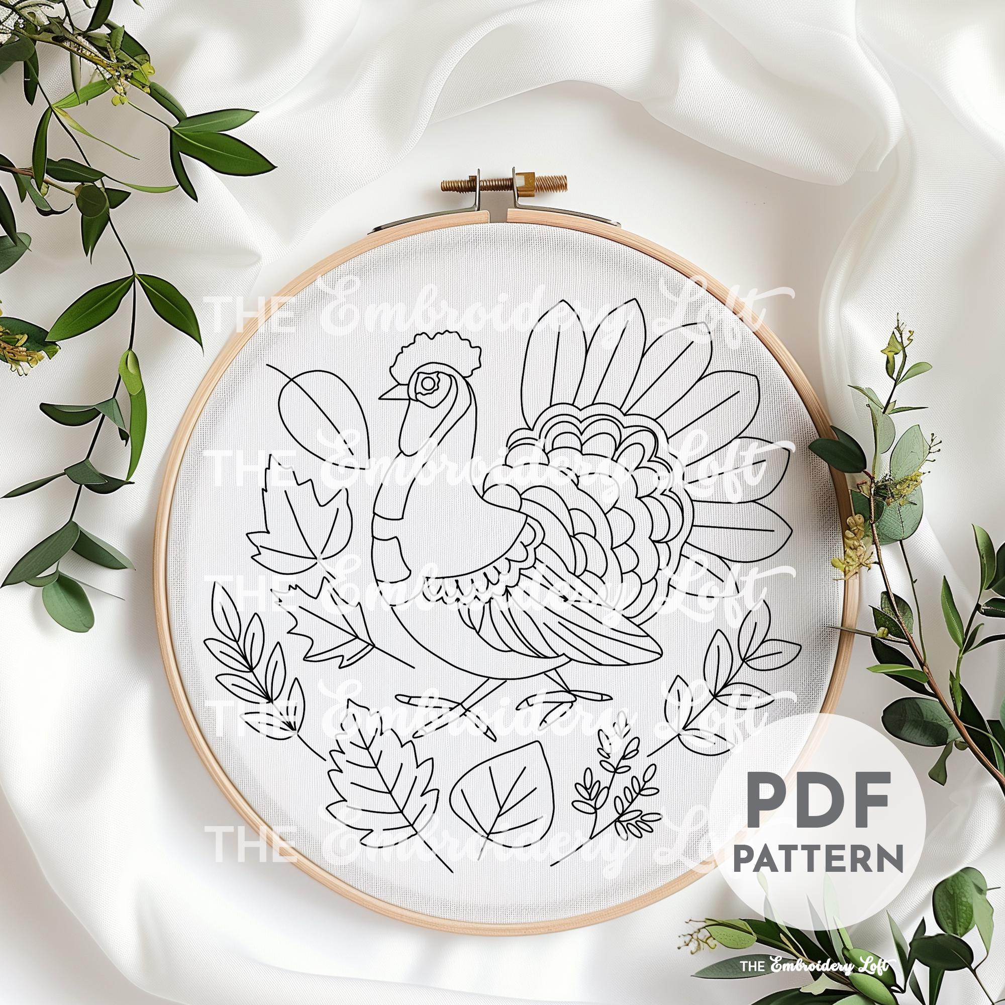 Turkey Hand Embroidery Pattern