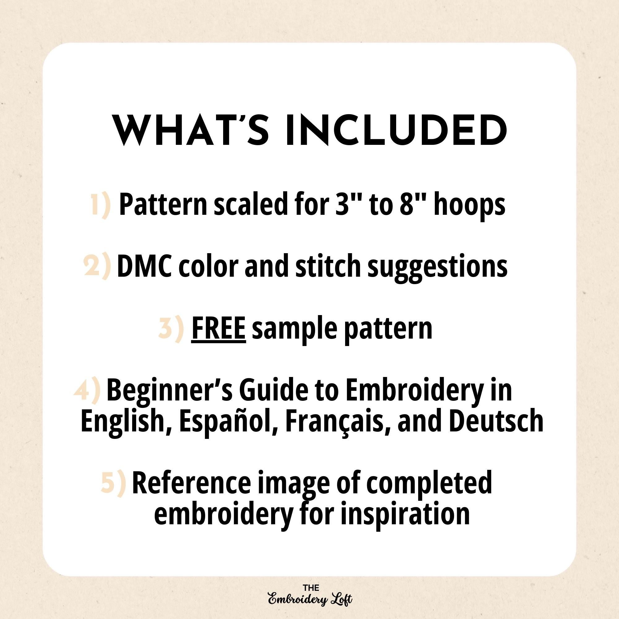 Witch Hat with Books Hand Embroidery Pattern