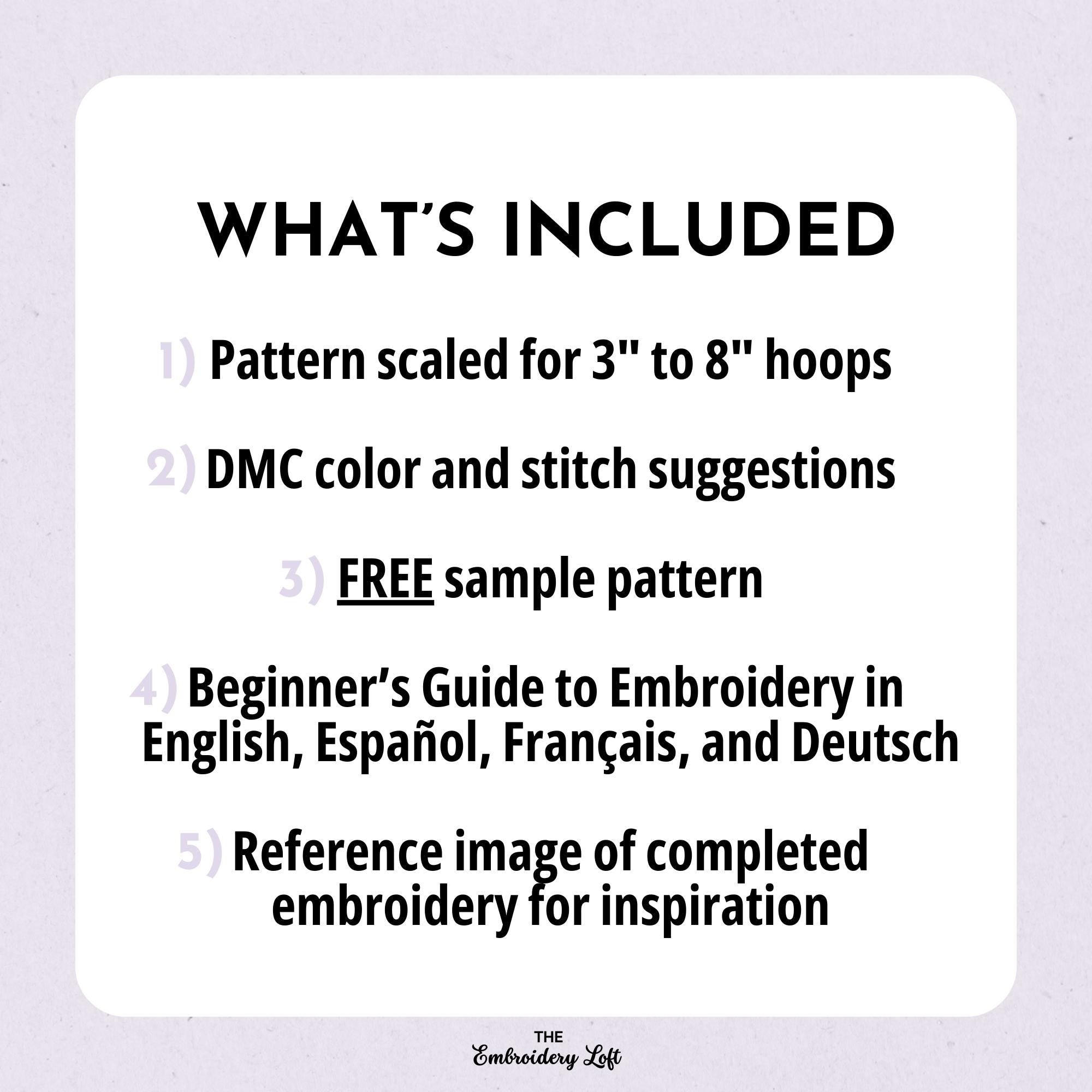 Watermelon Slices Hand Embroidery Pattern