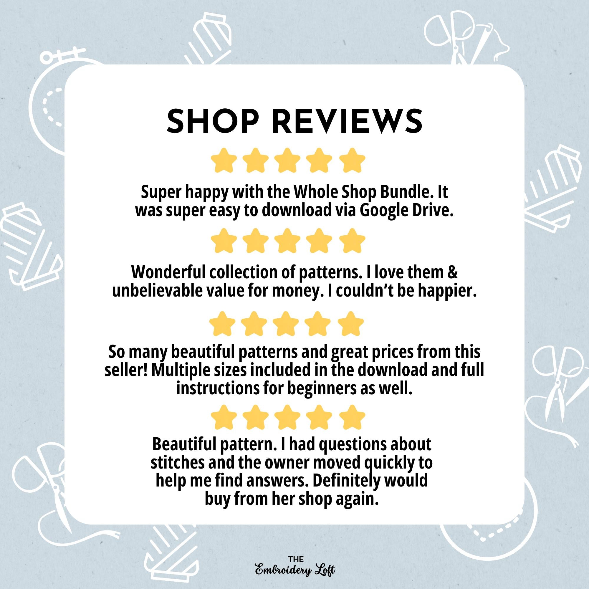 Trident Hand Embroidery Pattern