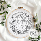 Dalmatian Hand Embroidery Pattern