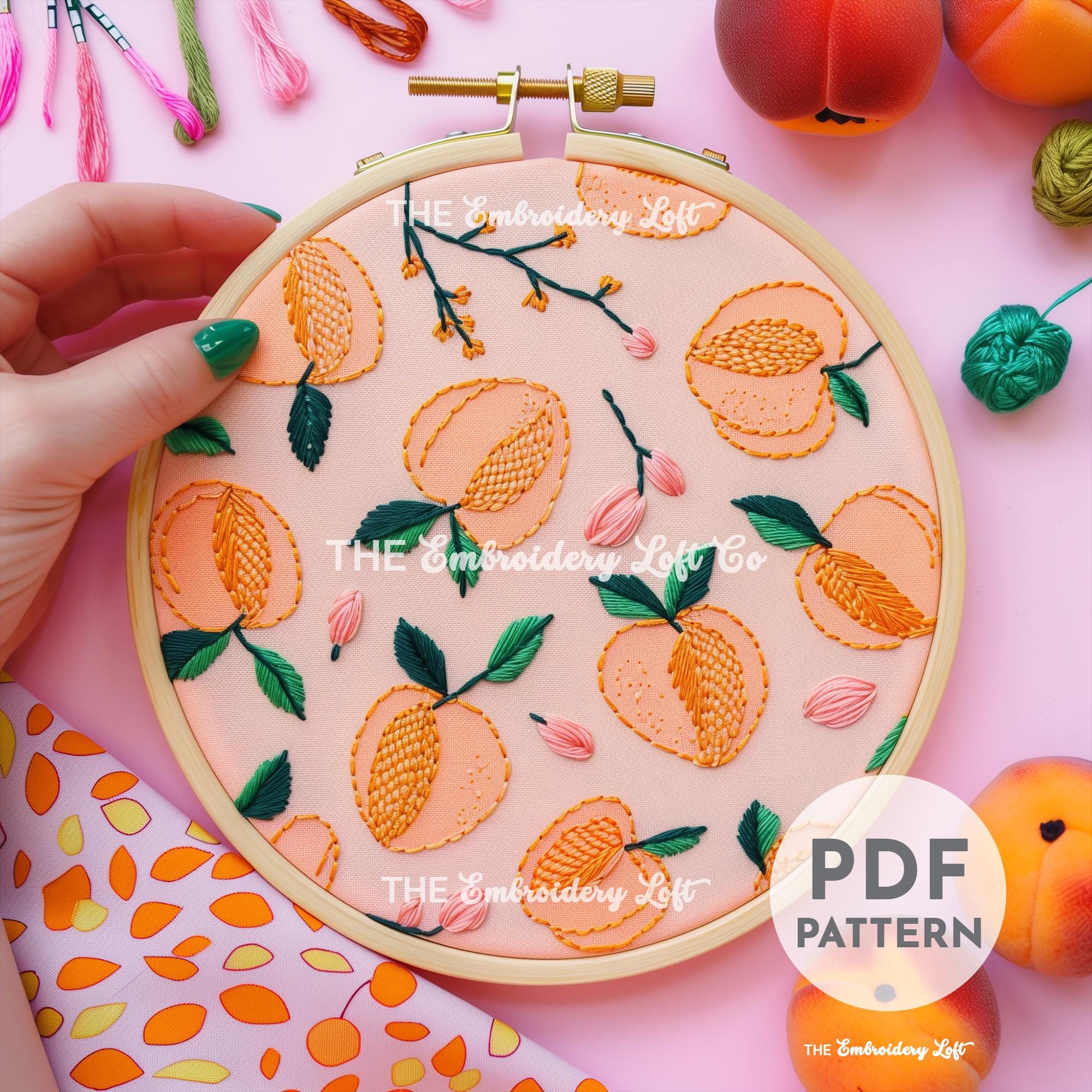 MINI COLLECTION, Fruits and Vegetables Hand Embroidery Pattern Collection, Current and Future Designs, Lifetime Access, Hand Embroidery