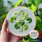Pilea Hand Embroidery Pattern
