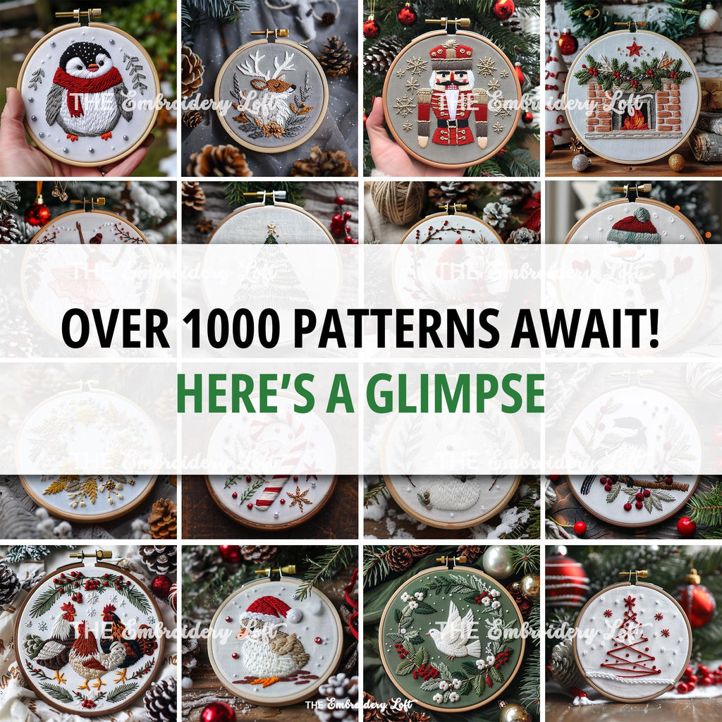 WHOLE SHOP BUNDLE, Hand Embroidery Pattern Collection, Current and Future Designs, Lifetime Access, Hand Embroidery Patterns, Super Pack
