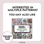 Floral Bookshelf Hand Embroidery Pattern