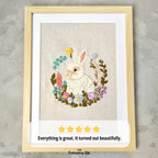 Easter Bunny Hand Embroidery Pattern