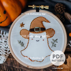 Rodeo Ghost Hand Embroidery Pattern