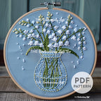 Lily of the Valley Hand Embroidery Pattern