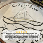 Sailboat Hand Embroidery Pattern