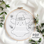 Rodeo Ghost Hand Embroidery Pattern