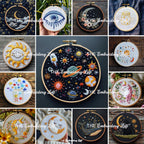 MINI COLLECTION, Celestial Hand Embroidery Pattern Collection, Current and Future Designs, Lifetime Access, Hand Embroidery, Embroidery PDF