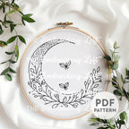 Lunar Dream Hand Embroidery Pattern