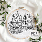 Winter Wonderland Hand Embroidery Pattern