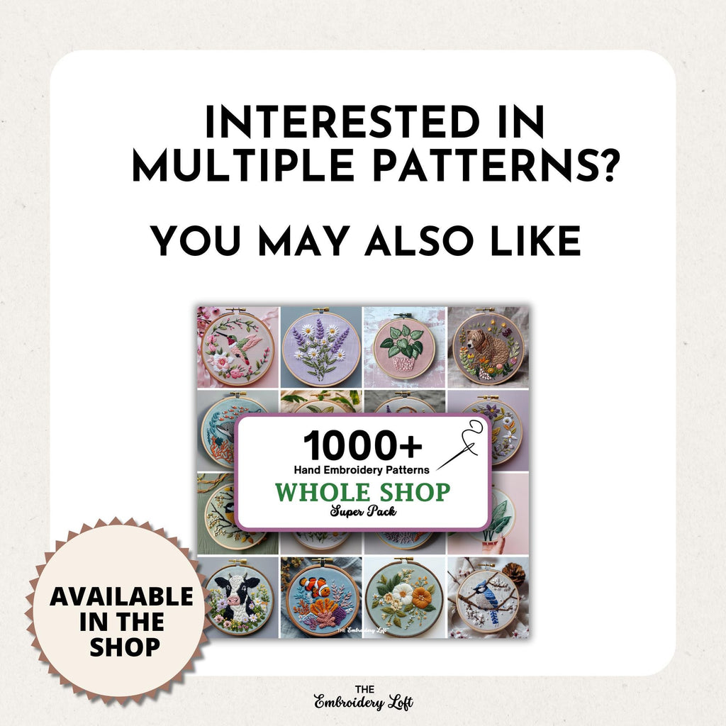 Stegosaurus Hand Embroidery Pattern