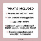 Angel Hand Embroidery Pattern
