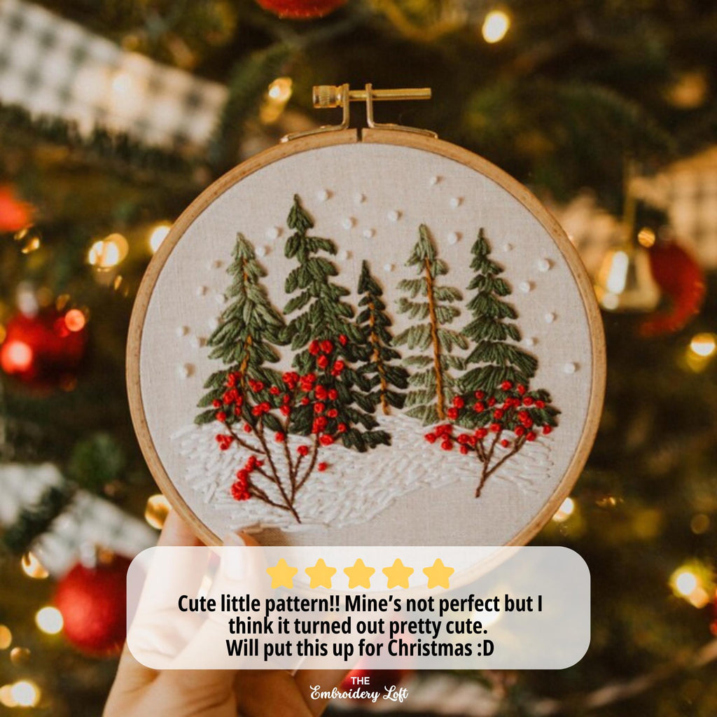 Winter Wonderland Hand Embroidery Pattern