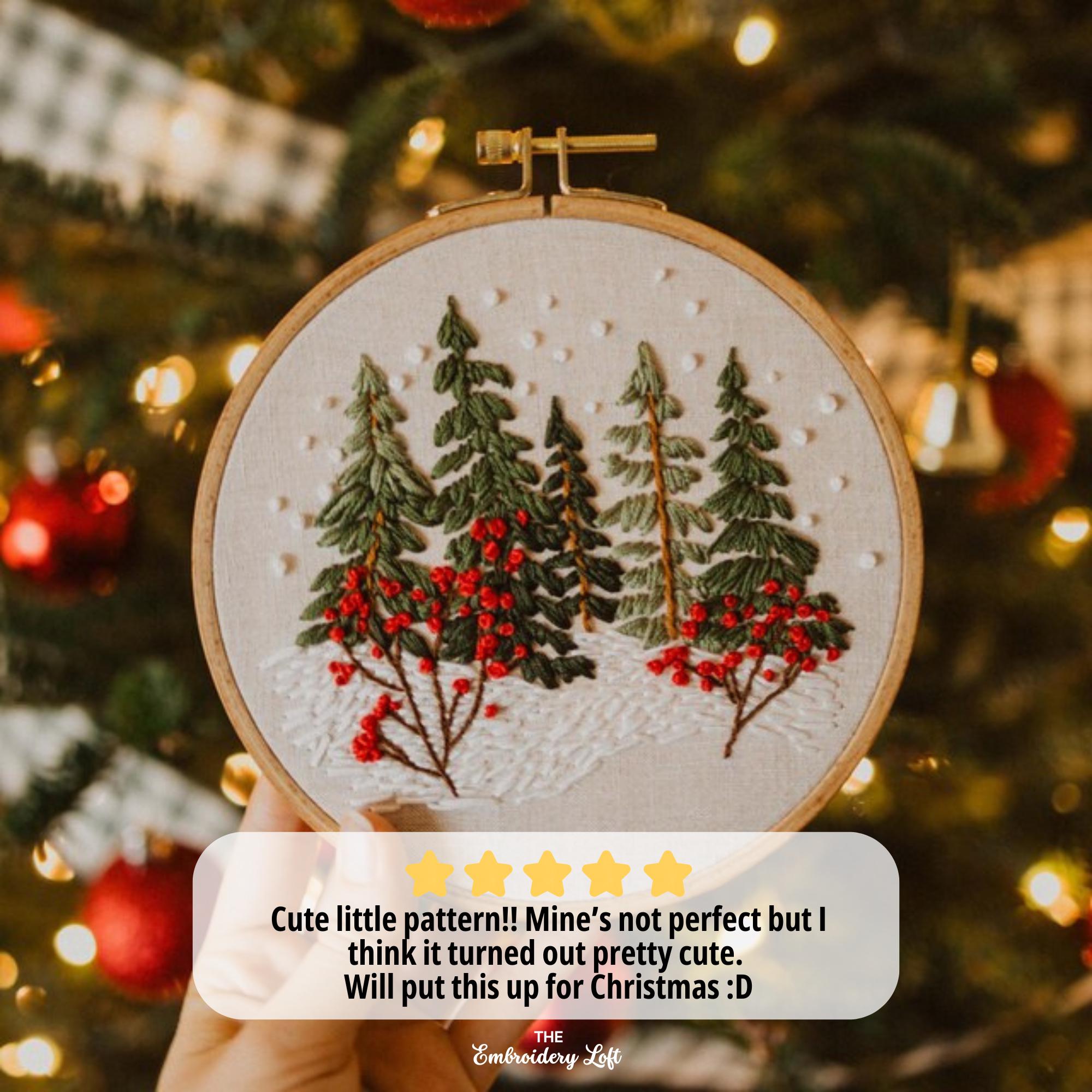 Winter Wonderland Hand Embroidery Pattern