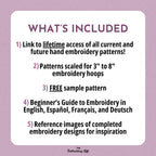WHOLE SHOP BUNDLE, Hand Embroidery Pattern Collection, Current and Future Designs, Lifetime Access, Hand Embroidery Patterns, Super Pack