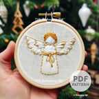 Angel Hand Embroidery Pattern