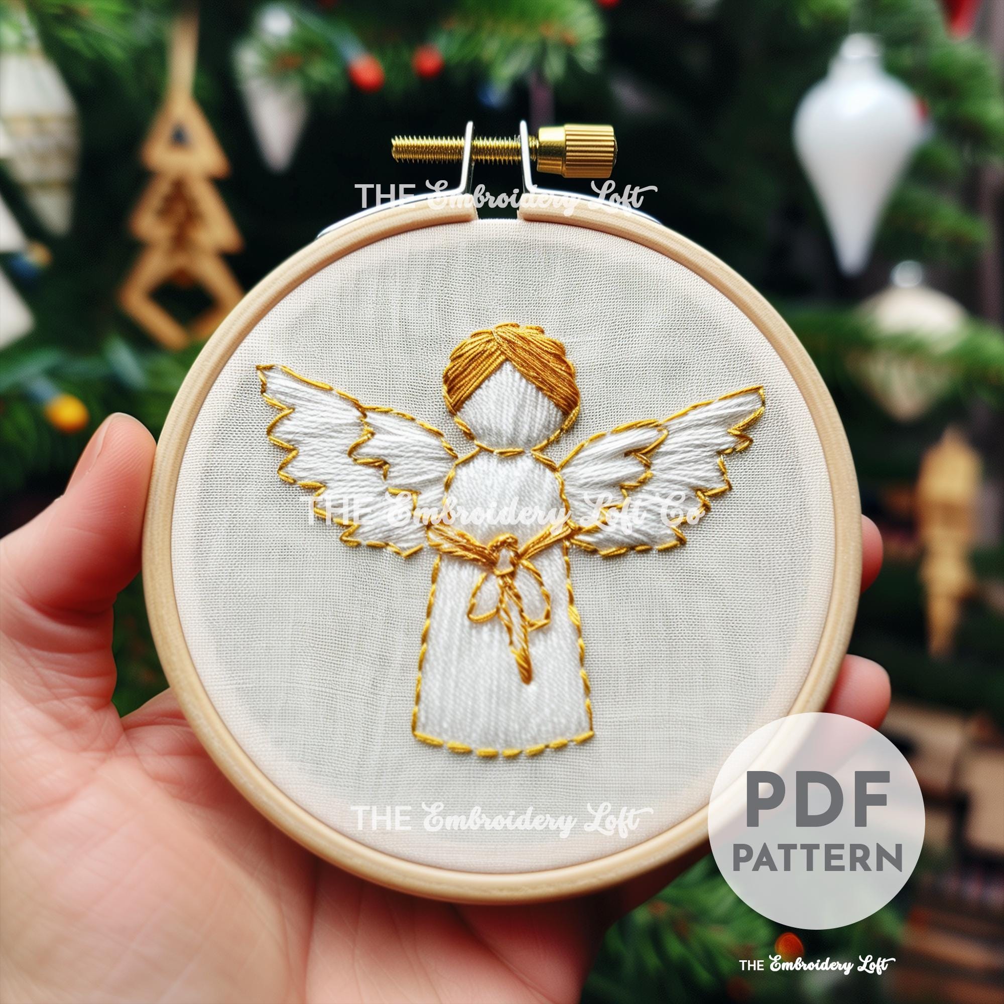 Angel Hand Embroidery Pattern