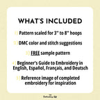 Easter Egg Hand Embroidery Pattern
