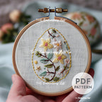 Easter Egg Hand Embroidery Pattern