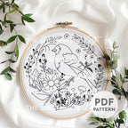 Goldfinch Hand Embroidery Pattern