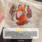 Winter Fox Hand Embroidery Pattern