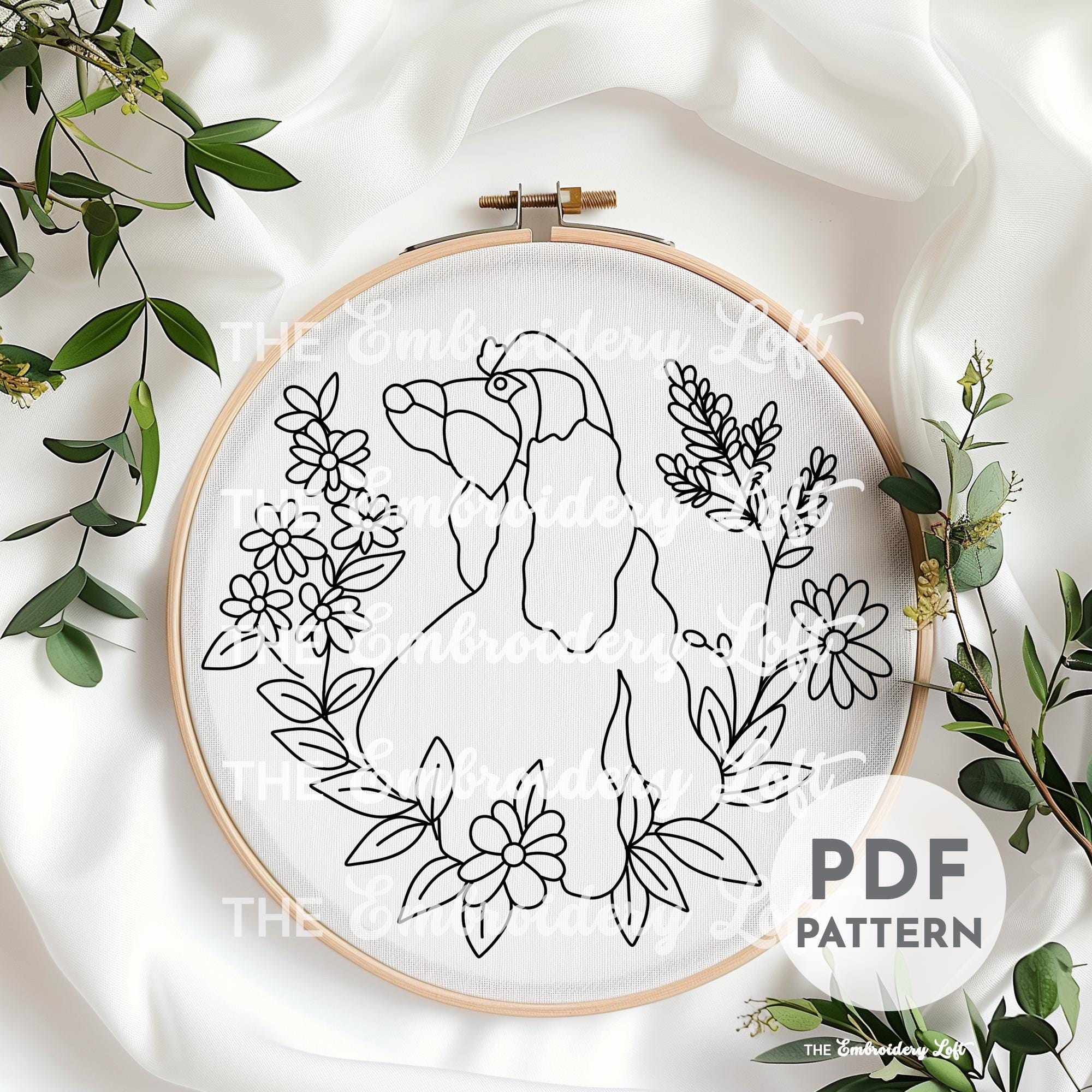 Afghan Hound Hand Embroidery Pattern