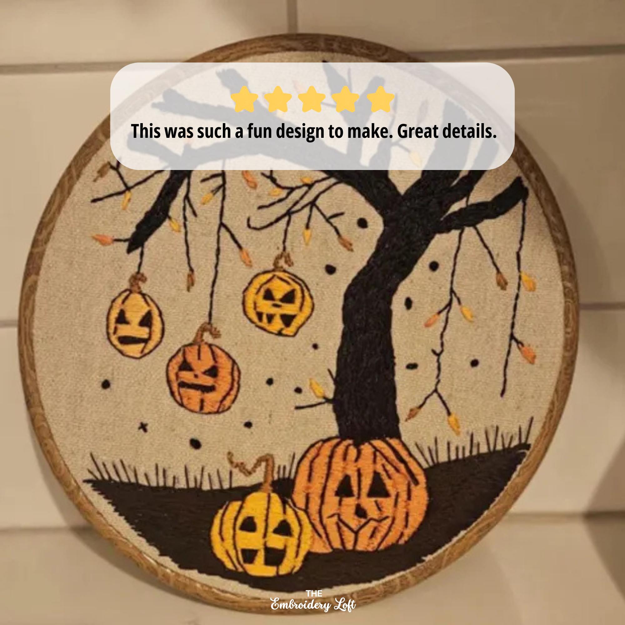 Halloween Haunt Hand Embroidery Pattern