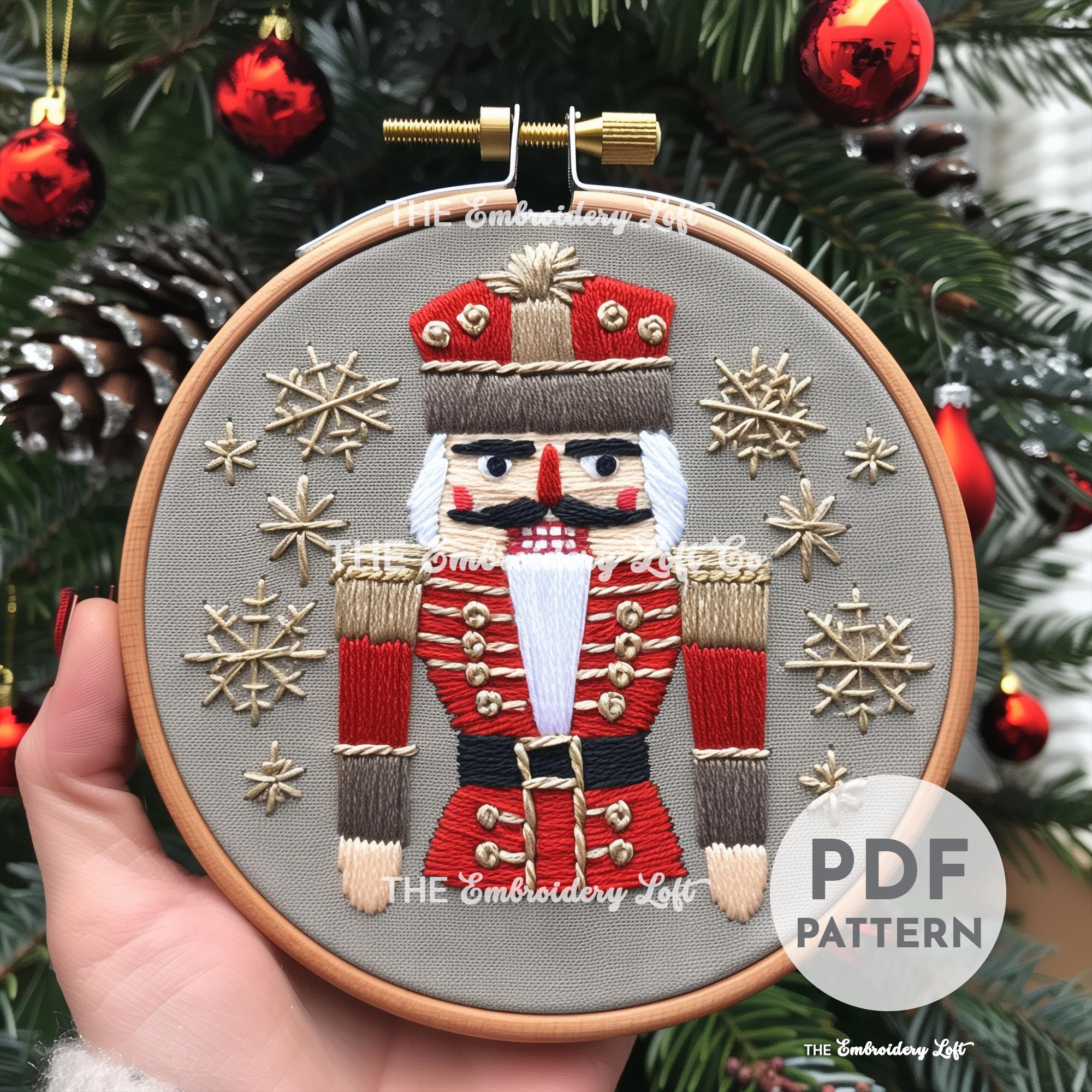 Nutcracker Hand Embroidery Pattern