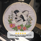 Border Collie Hand Embroidery Pattern