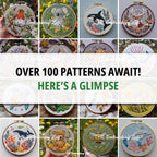 MINI COLLECTION, Animals Hand Embroidery Pattern Collection, Current and Future Designs, Lifetime Access, Hand Embroidery, Embroidery PDF