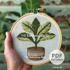 Tropical Hand Embroidery Pattern