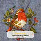 Spring Robin Hand Embroidery Pattern