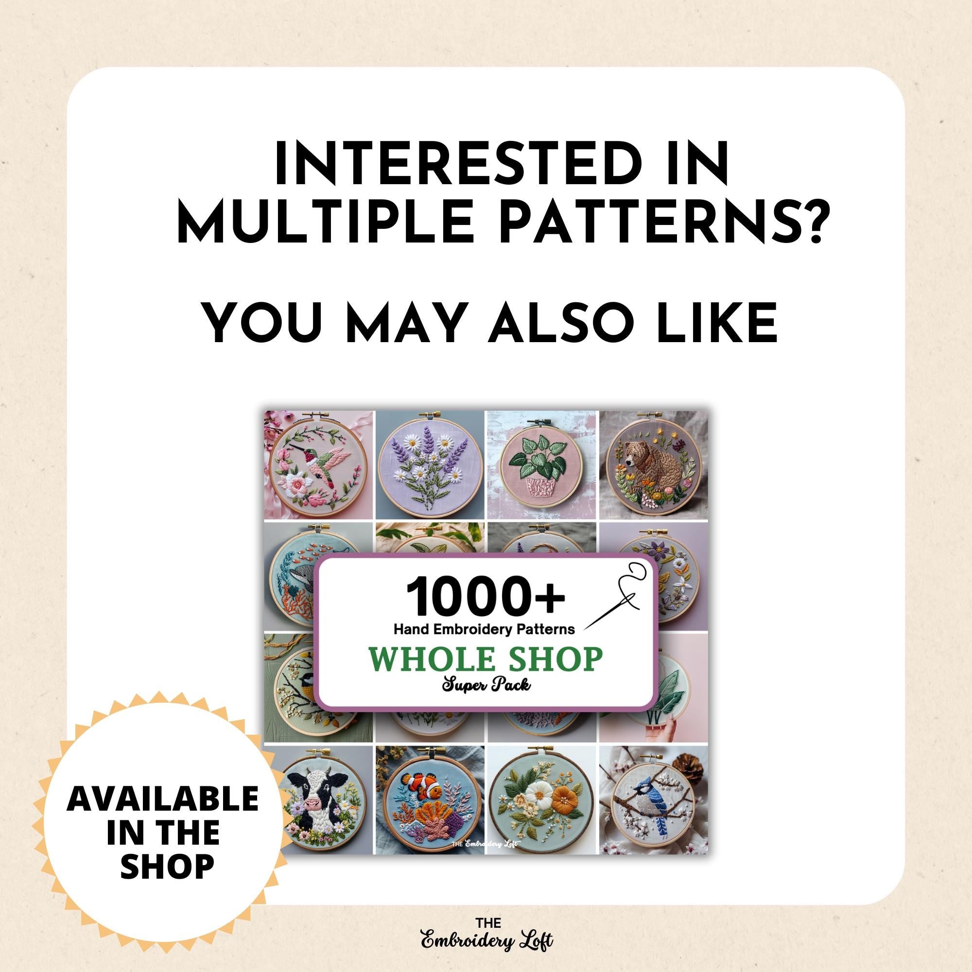 Autumn Leaves Hand Embroidery Pattern
