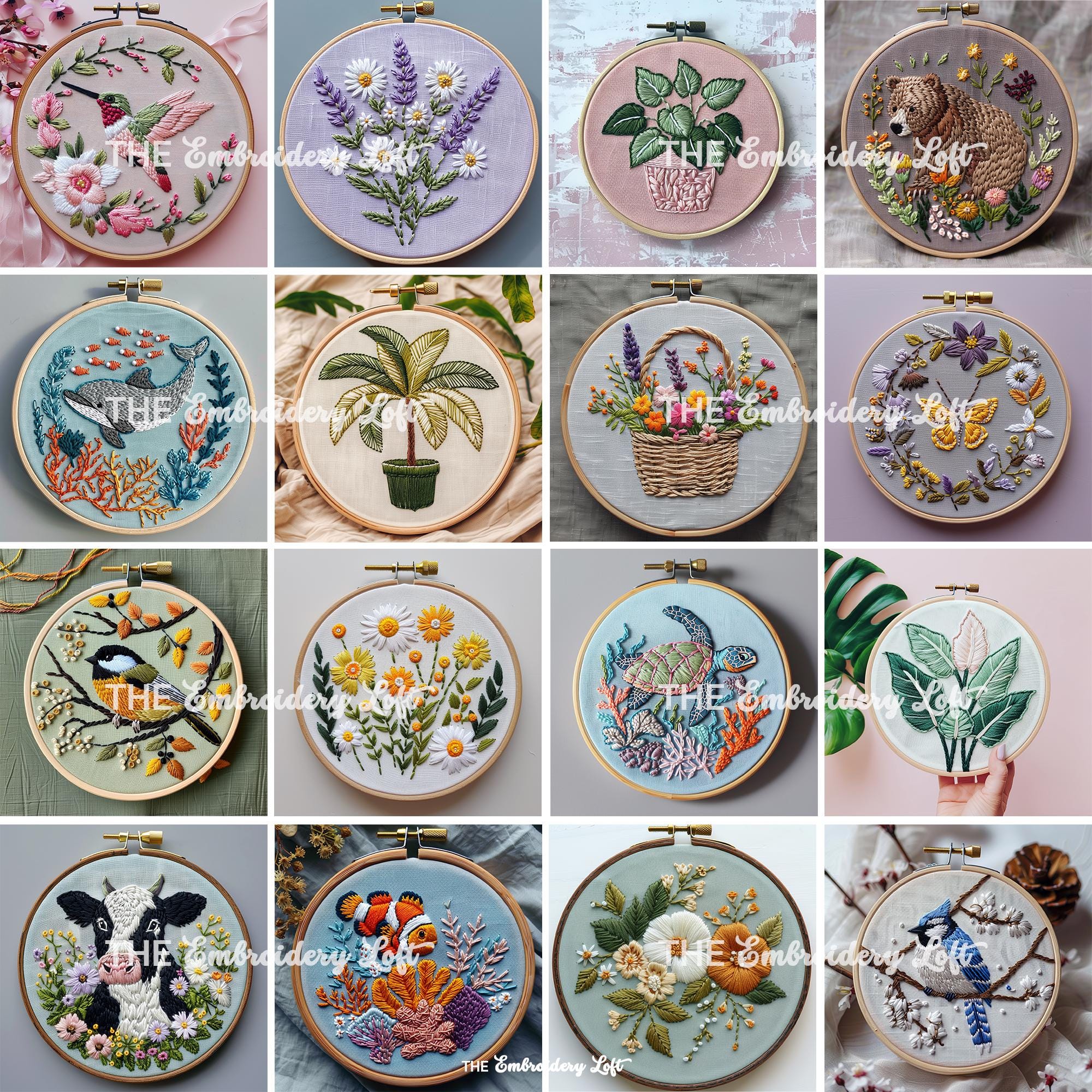 WHOLE SHOP BUNDLE, Hand Embroidery Pattern Collection, Current and Future Designs, Lifetime Access, Hand Embroidery Patterns, Super Pack