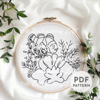 Clown Fish Hand Embroidery Pattern
