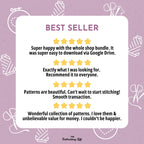 WHOLE SHOP BUNDLE, Hand Embroidery Pattern Collection, Current and Future Designs, Lifetime Access, Hand Embroidery Patterns, Super Pack