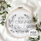 Cocker Spaniel Hand Embroidery Pattern