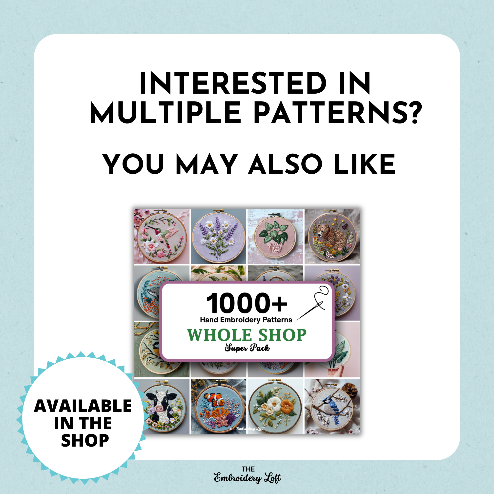 American Eskimo Hand Embroidery Pattern