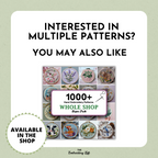 Pink Folk Bird Hand Embroidery Pattern