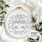 Pink Potion Hand Embroidery Pattern