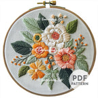 Spring Blossom Hand Embroidery Pattern