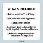 Anchor Hand Embroidery Pattern
