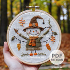 Scarecrow Hand Embroidery Pattern
