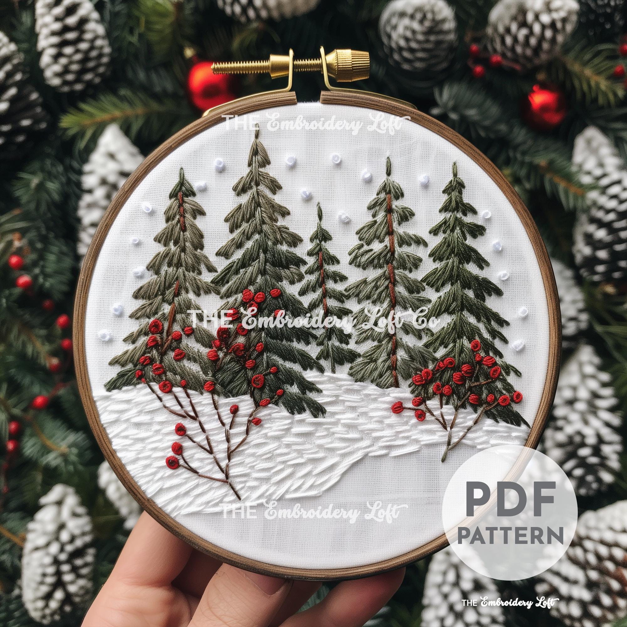 Winter Wonderland Hand Embroidery Pattern
