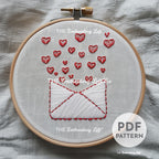 Love Mail Hand Embroidery Pattern