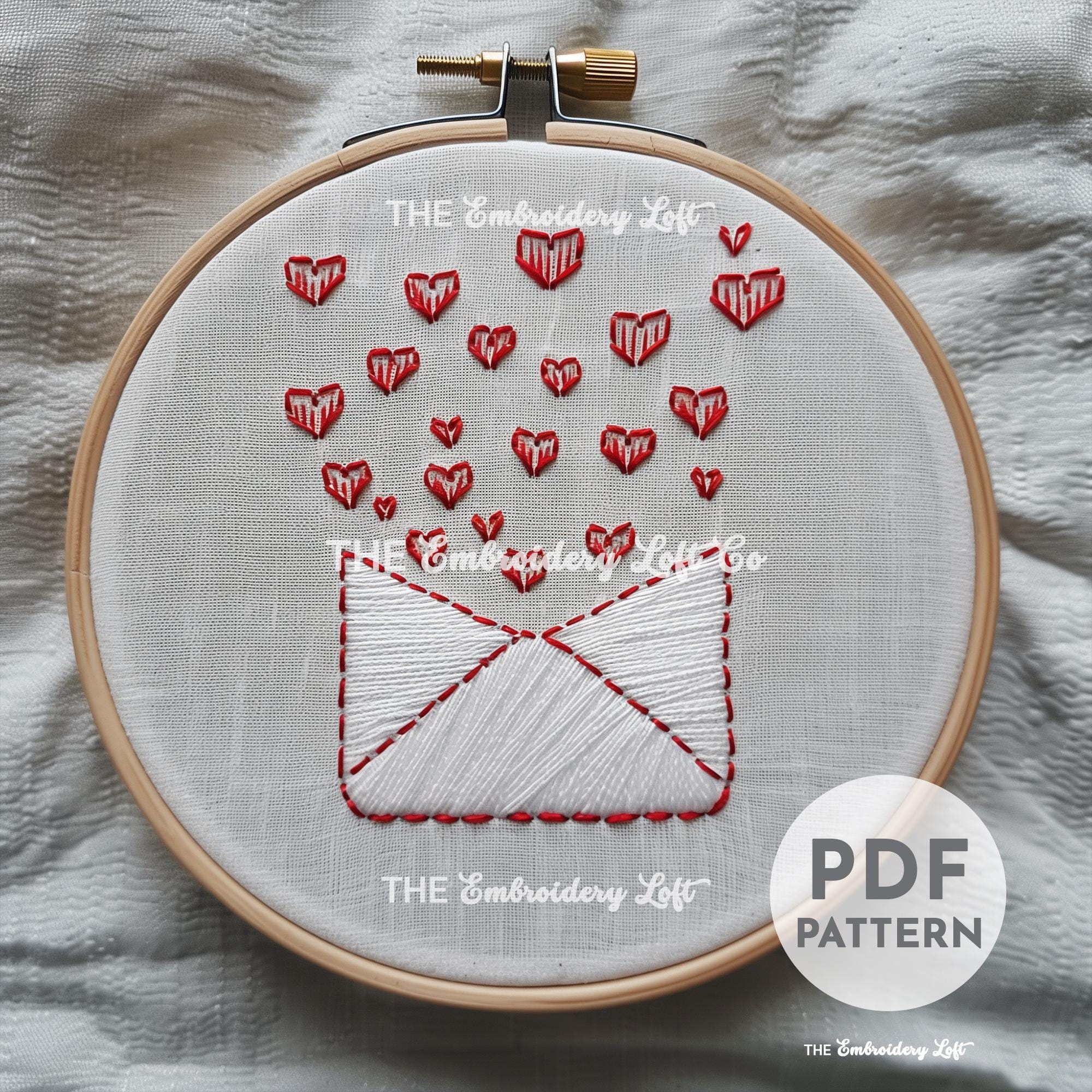 Love Mail Hand Embroidery Pattern